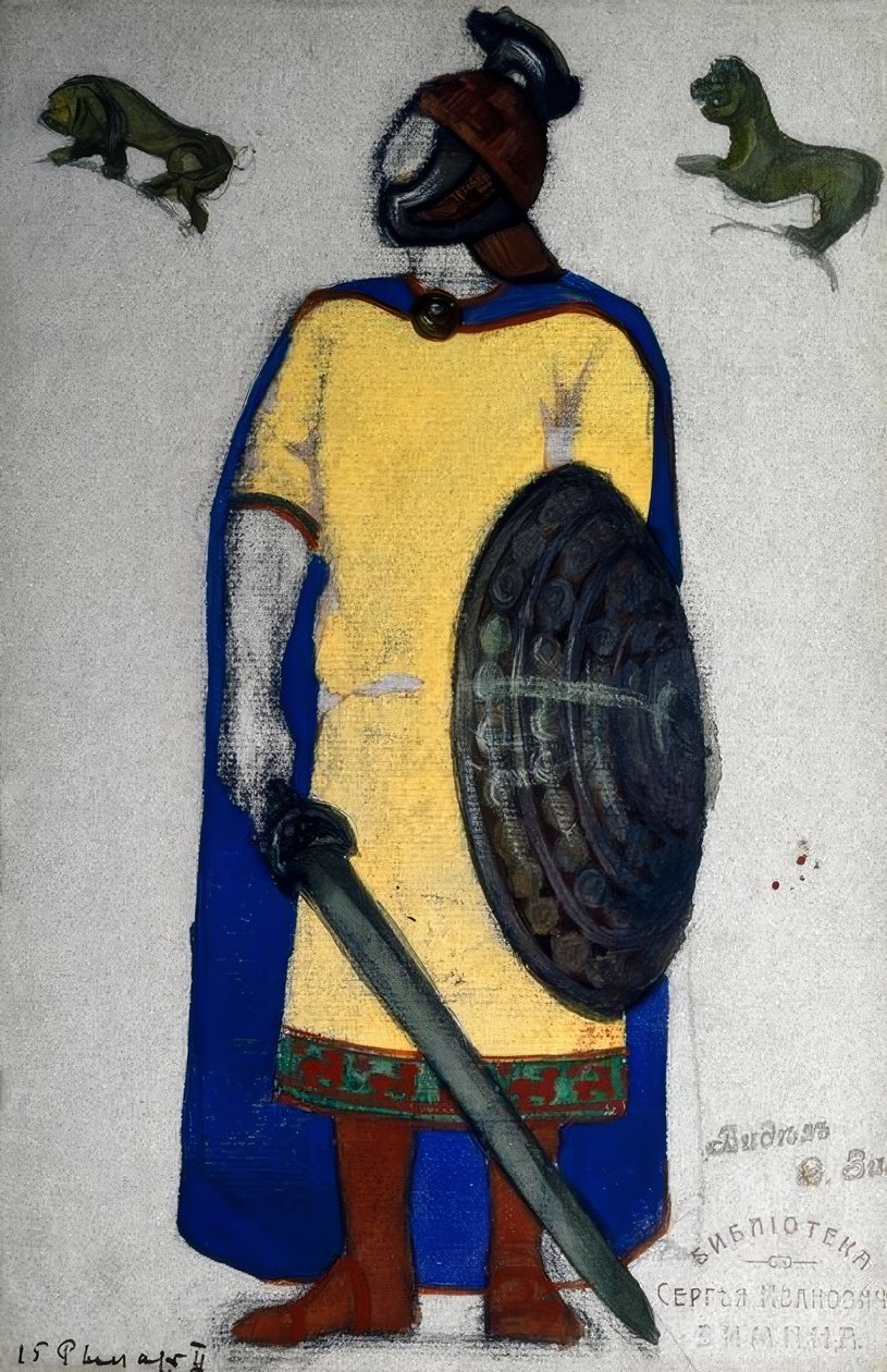 Wagner / Tristan und. Izolda / Figura / Roerich alkotó: Nikolai Konstantinowitsch Roerich