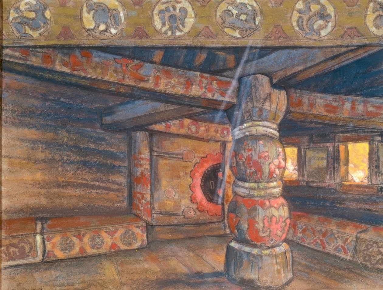 A Jaroszlavna szobája alkotó: Nikolai Konstantinowitsch Roerich