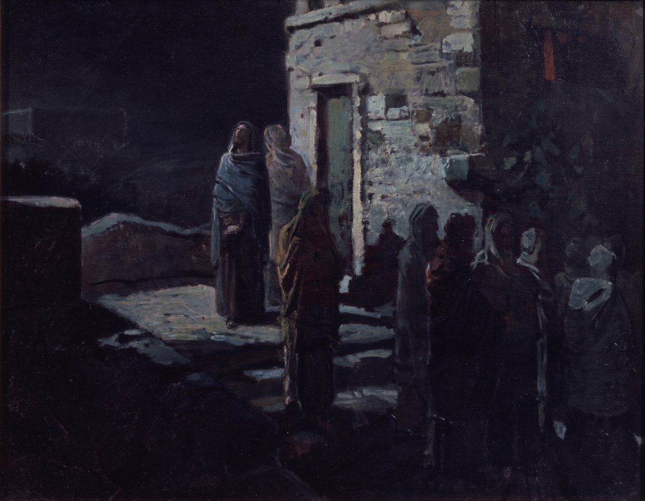 Krisztus az utolsó vacsora után Gecsemánéban, 1888 alkotó: Nikolai Nikolayevich Ge