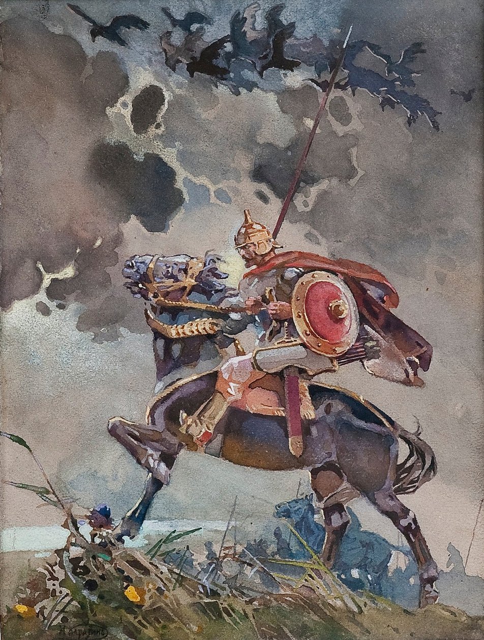 Lovas alkotó: Nikolai Nikolayevich Karasin