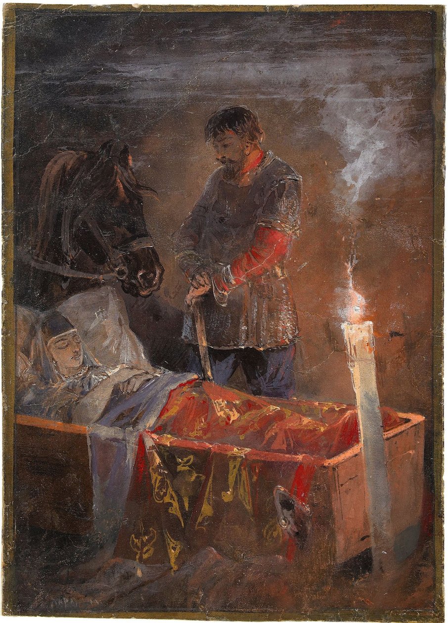 Csipkerózsika, 1889 alkotó: Nikolai Nikolayevich Karasin