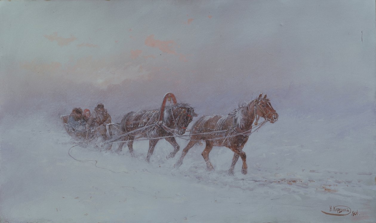Hóvihar, 1901 alkotó: Nikolai Nikolayevich Karasin