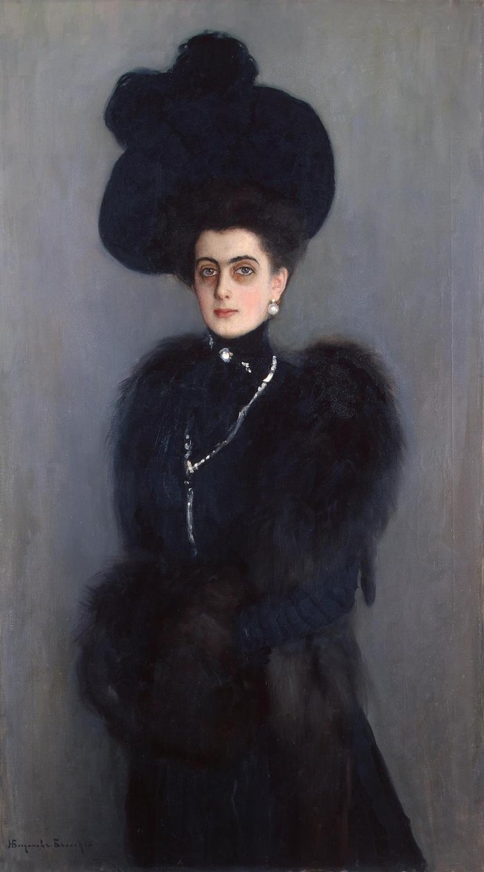 Maria Pavlovna Abamelik-Lazareva grófnő portréja 1876-1955, szül.: Demidova, San Donato hercegnő alkotó: Nikolai Petrovich Bogdanov Belsky