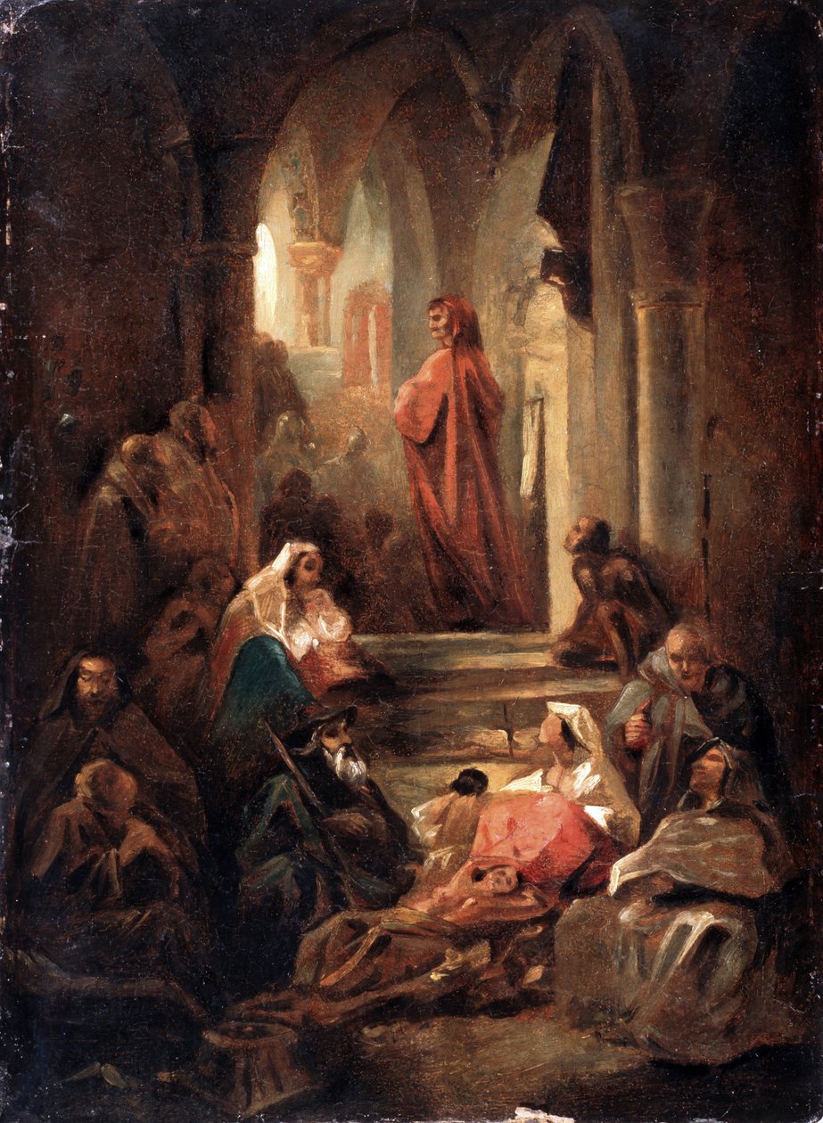 Jelenet Dante Alighieri (1265-1321) életéből (A Scene From the Dante Alighieri