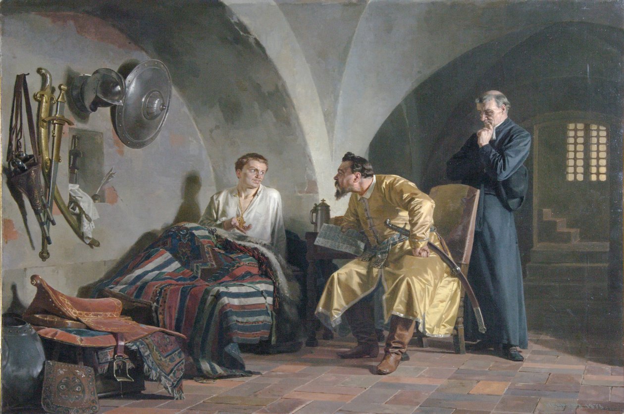 I. hamis Dmitrij az Adam Wisniowiecki-házban, 1876 alkotó: Nikolai Vasilyevich Nevrev