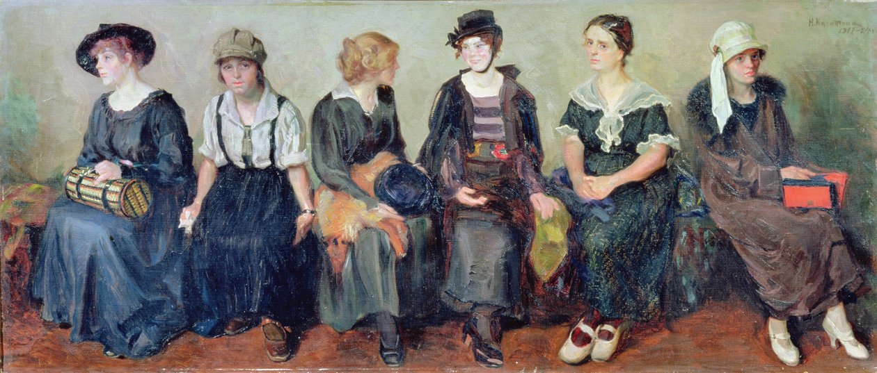 Színészcsoport, 1913-24 alkotó: Nikolaj Alekseevich Kasatkin