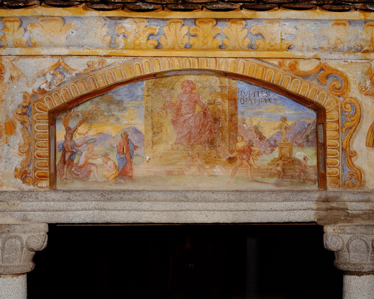 Zeusz szobra Olimpiában, "A világ csodáinak kútja" ("Pozzo delle Meraviglie"), 1669-73 alkotó: Nikolaus Schiel