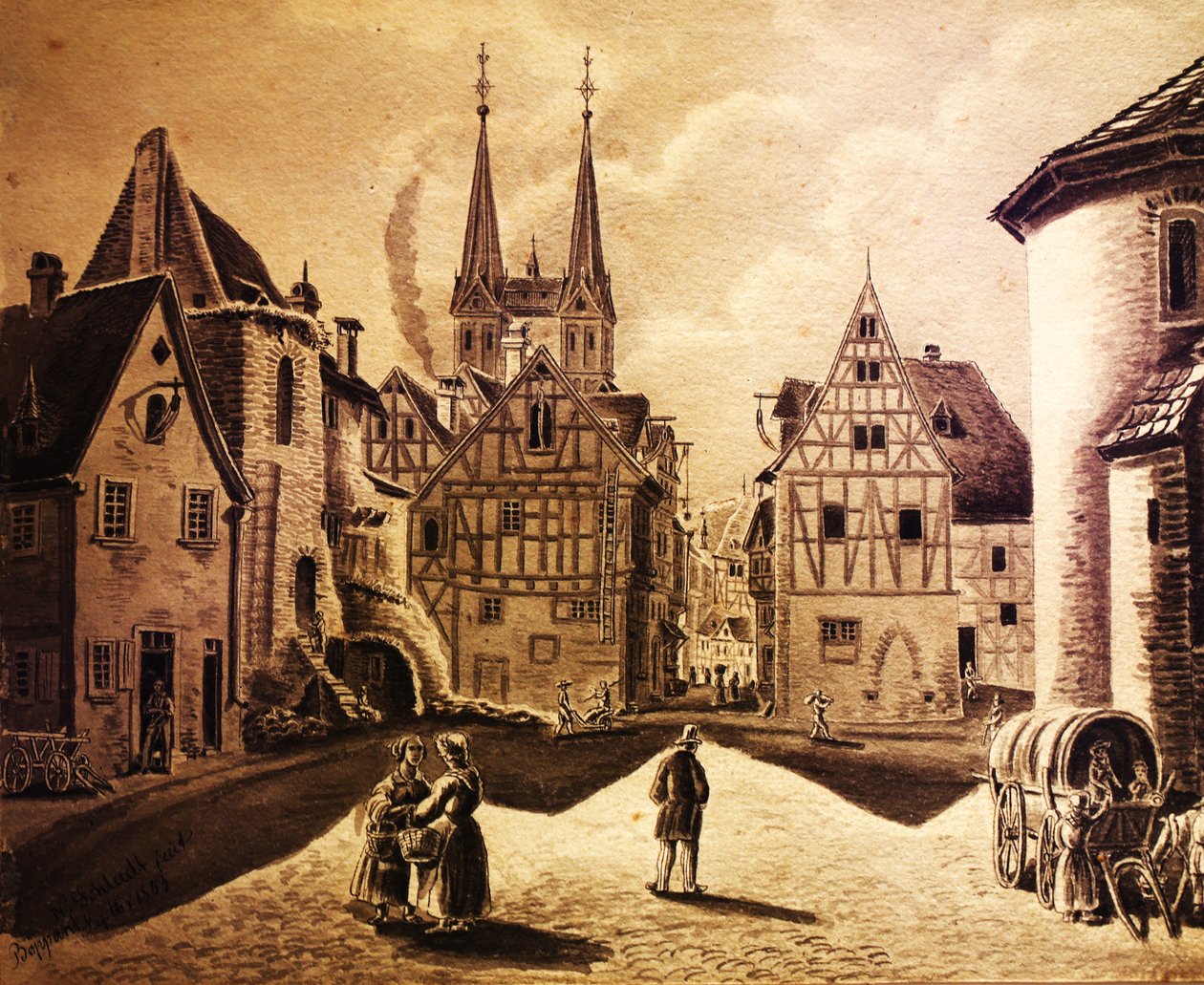 Boppard, Burgplatz alkotó: Nikolaus Schlad