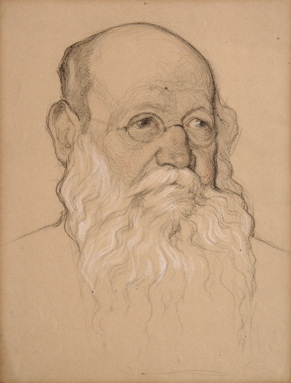 Pjotr Kropotkin, 1920-21 (kréta, papír) alkotó: Nikolay 1873 1932 Andreyev