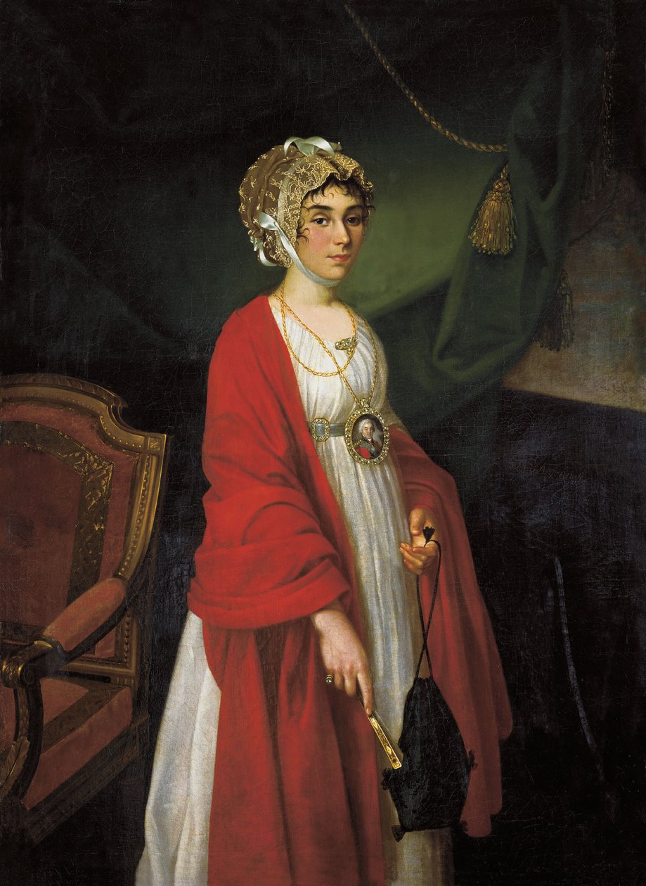 Praskovia Kovalyova-Zhemchugova portréja alkotó: Nikolay Ivanovich Argunov