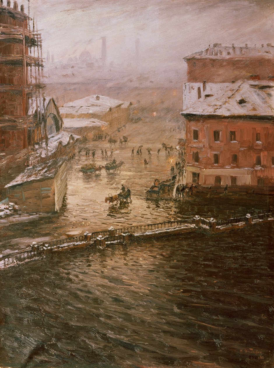 Árvíz Szentpéterváron, 1903 alkotó: Nikolay Nikanorovich Dubovskoy