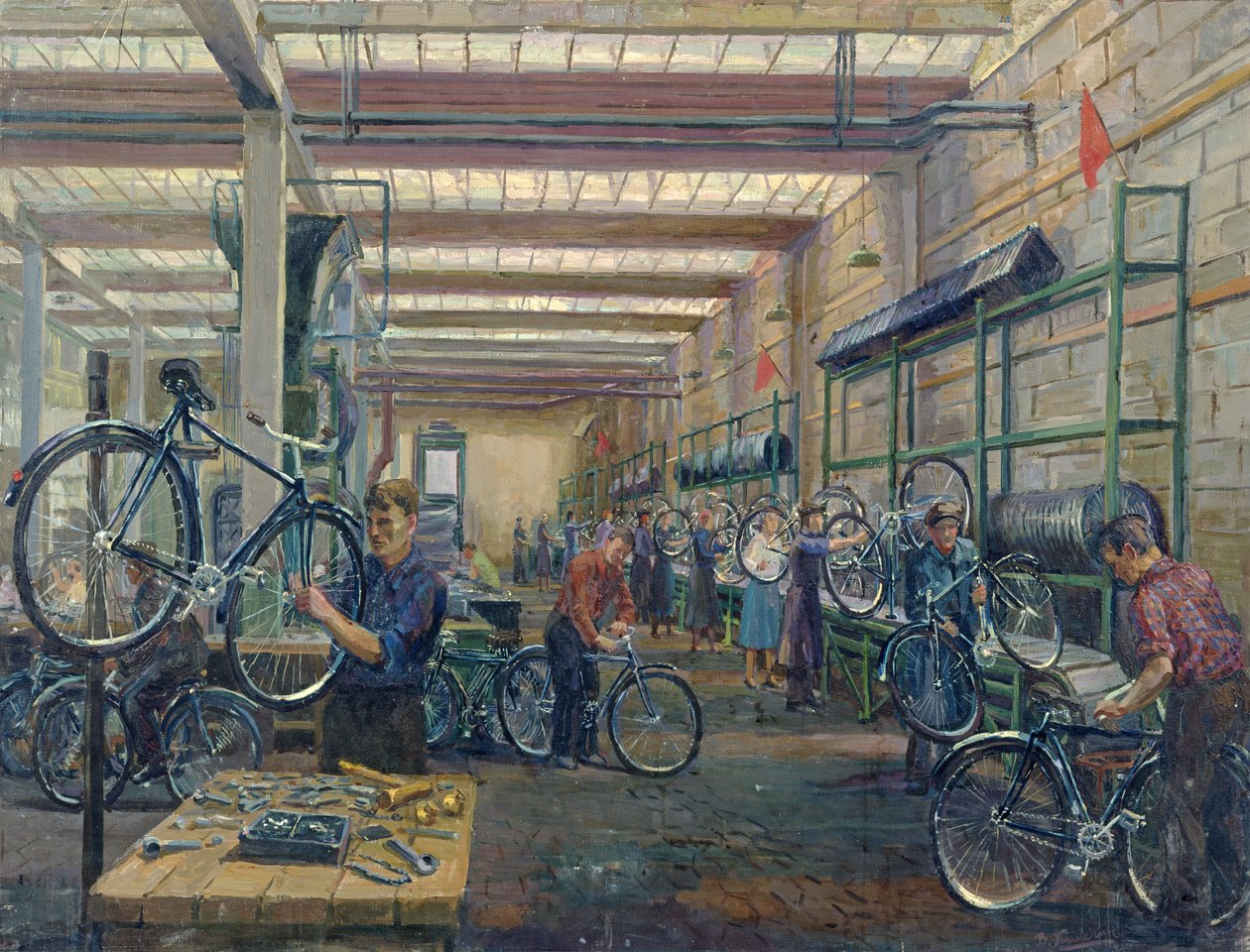 A Moszkvai Kerékpárművek, 1930 körül alkotó: Nikolay Vassilyevich Pinegin