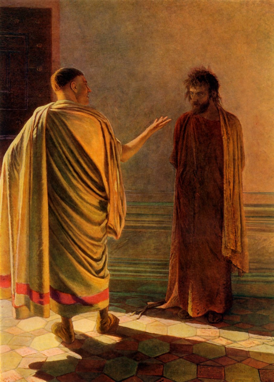 „Mi az igazság”, 1890, 1965. alkotó: Nikolay Ge