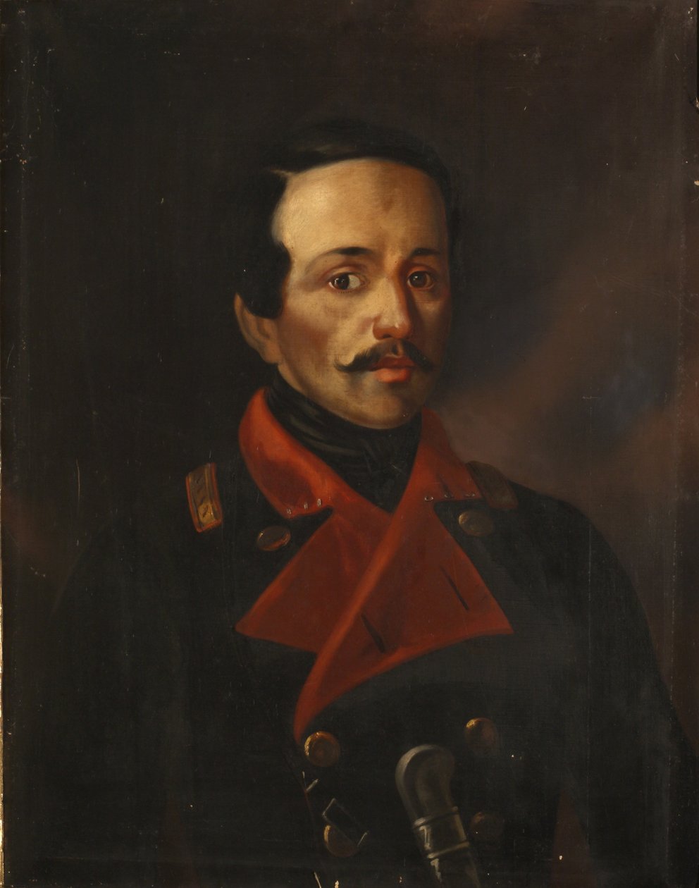 Mihail Lermontov költő portréja 1814-1841, 1854-1858 alkotó: Nikolay Ivanovich Polivanov