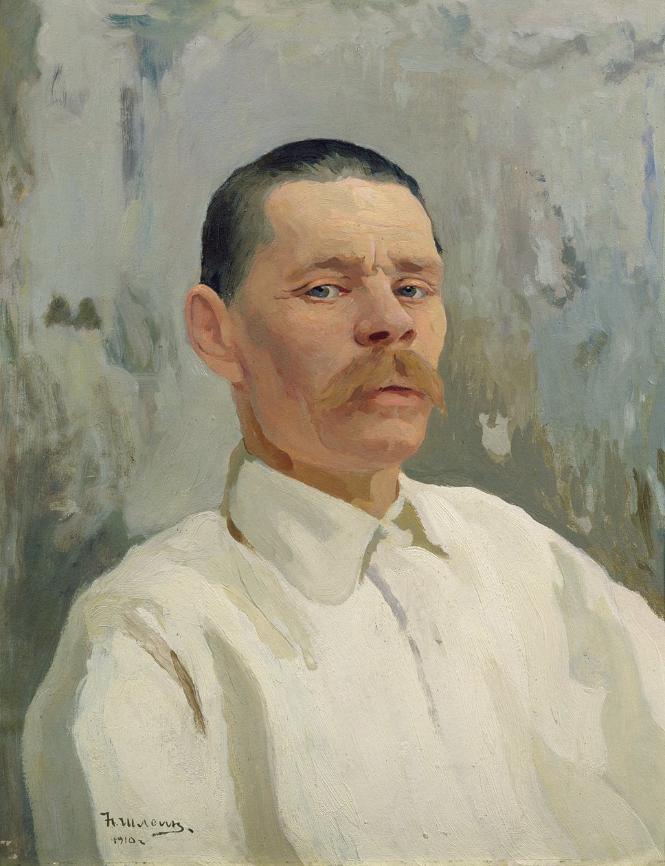 Maxim Gorkij (1868-1939) portréja 1910 (olaj, vászon) alkotó: Nikolay Pavlovich Shlein