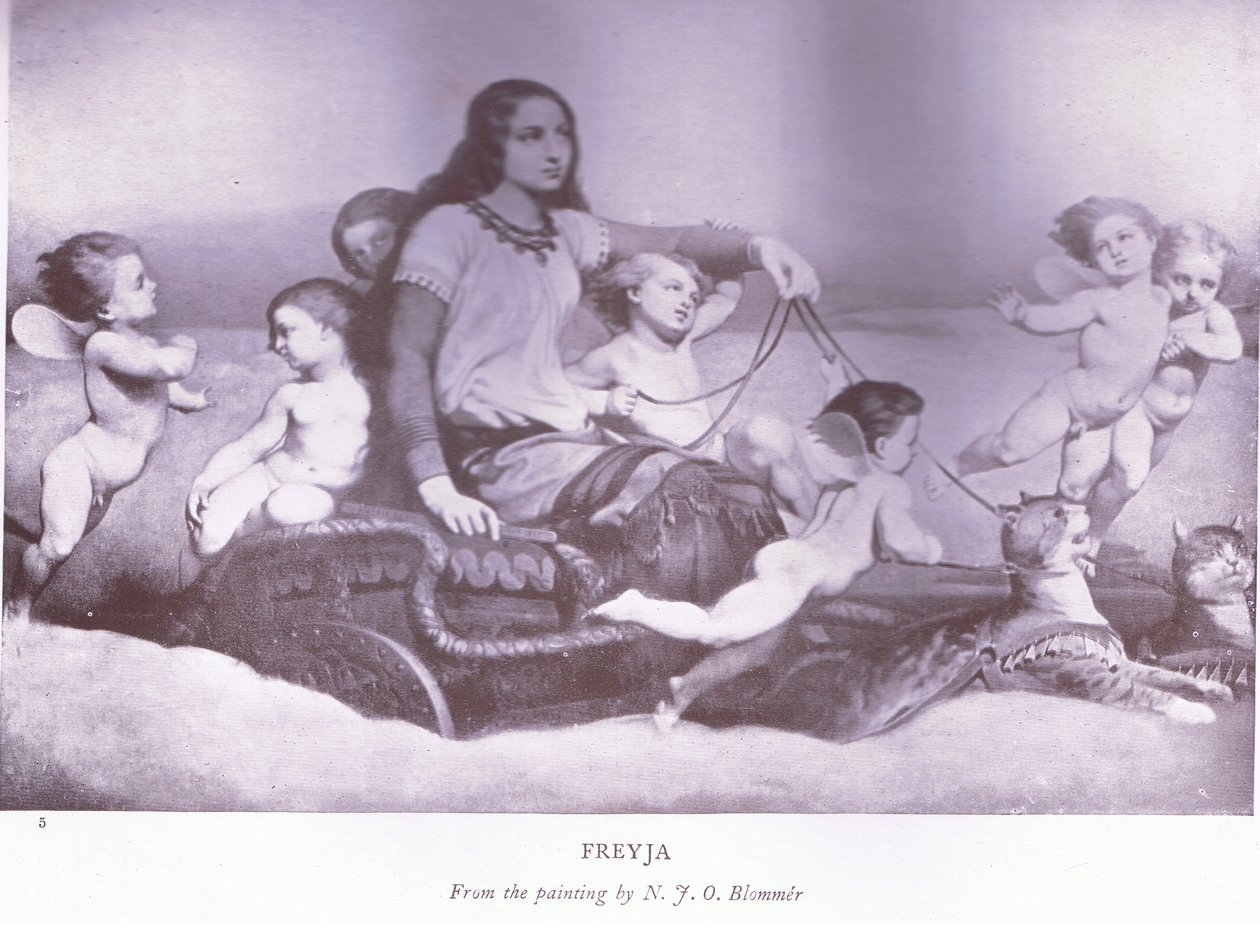 Freyja, 1920-as évek alkotó: Nils Blommer