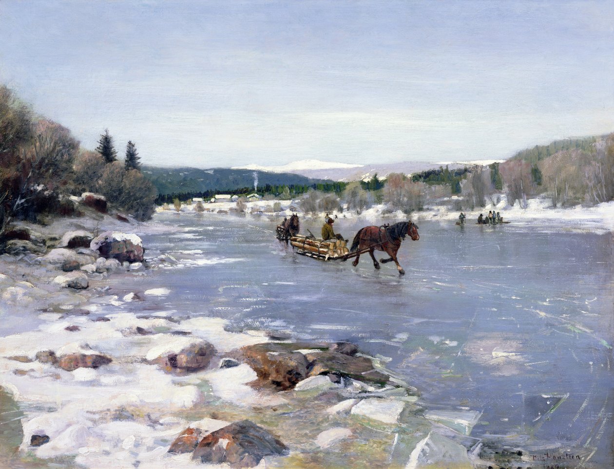 Faszállítás alkotó: Nils Hansteen