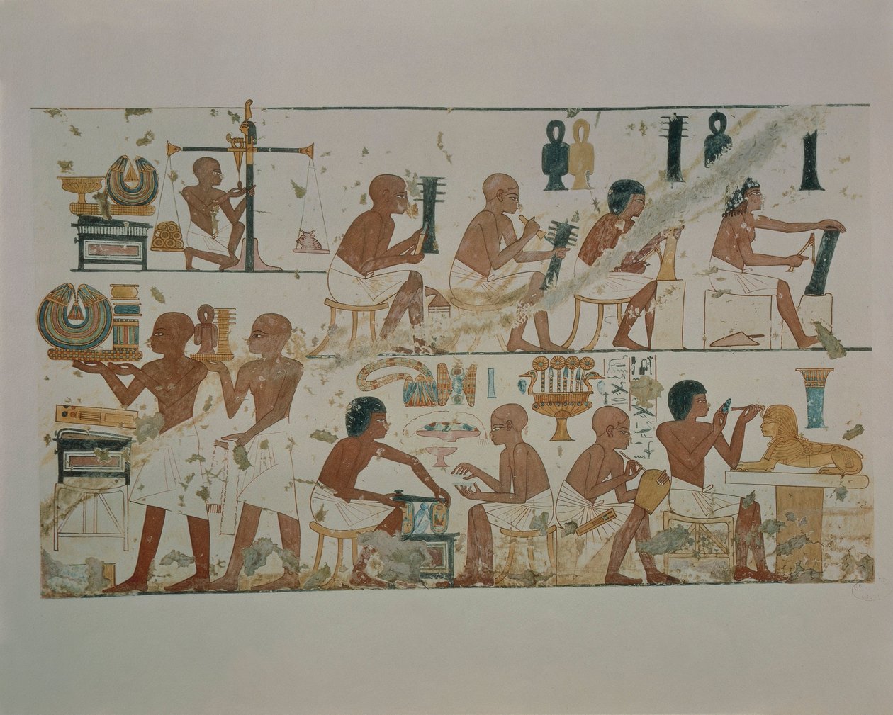 Ókori egyiptomi festészet, írta Nina M. Davies alkotó: Nina de Garis Davies
