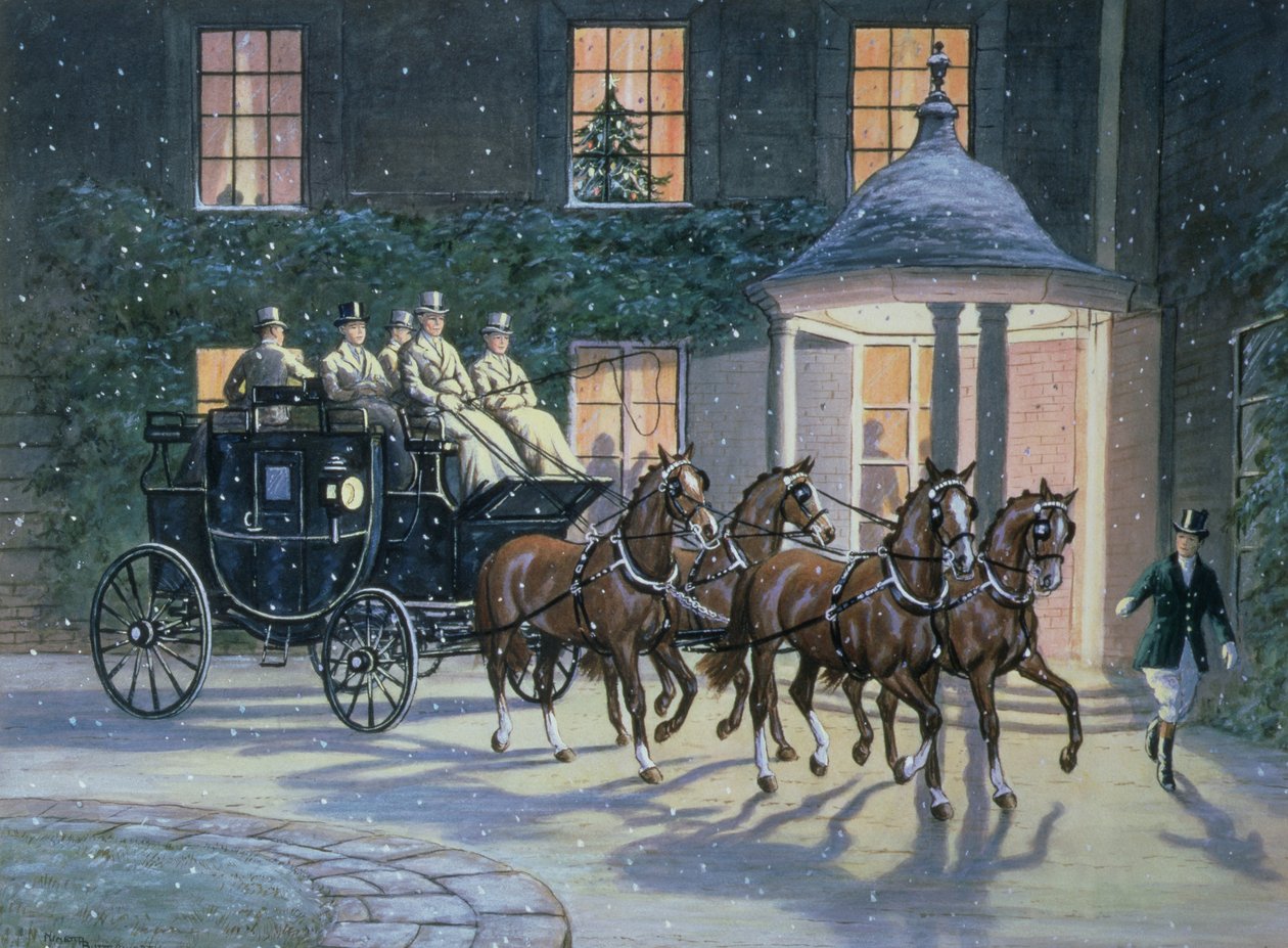 Edző a Hurlinghamben alkotó: Ninetta Butterworth