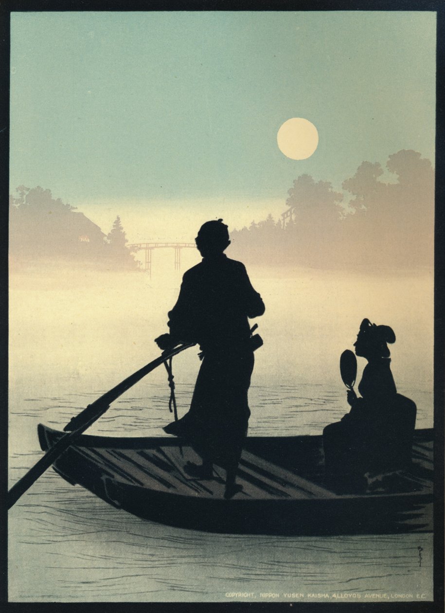 „Silhouette Fast Process Inks”, 1917 alkotó: Nippon Yusen Kaisha