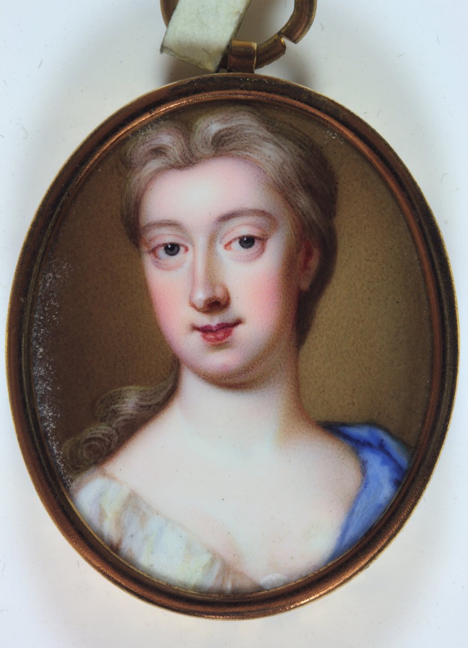 Lady Henrietta Cavendish Holles Harley (zománc aranyon) alkotó: Noah or Seeman Abraham (fl.1751) (attr.to) Seaman