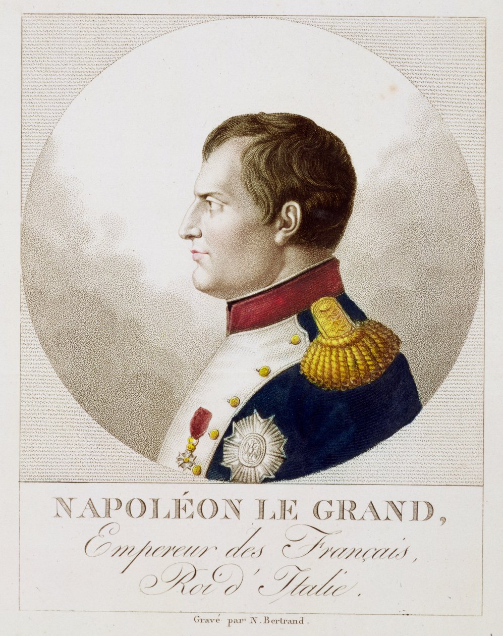 Napóleon portréja alkotó: Noel Francois Bertrand