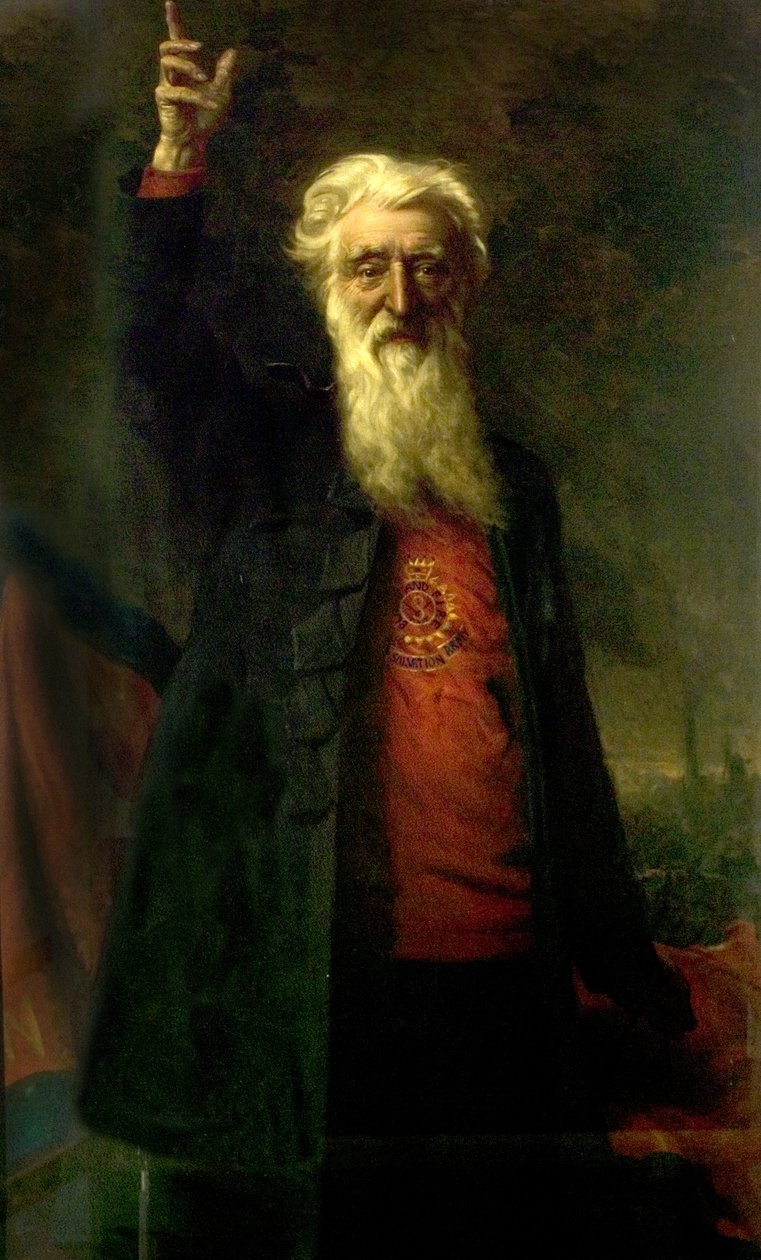 William Booth tábornok, az Üdvhadsereg alapítója (olaj, vászon) alkotó: Noel Denholm Davis