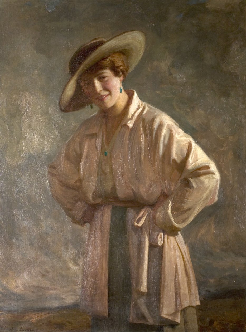 Lois Ball, Albert Ball nővére, VC (később Mrs Anderson), 1919 körül (olaj, vászon) alkotó: Noel Denholm Davis
