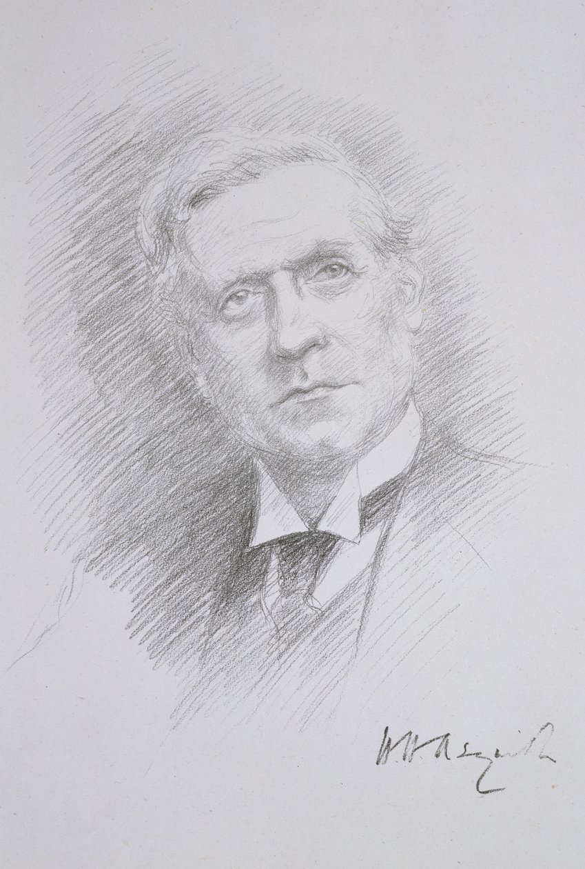 Herbert Henry Asquith (1881-1947) portréja az Entente Cordiale albumból, 1909. alkotó: Noel Dorville