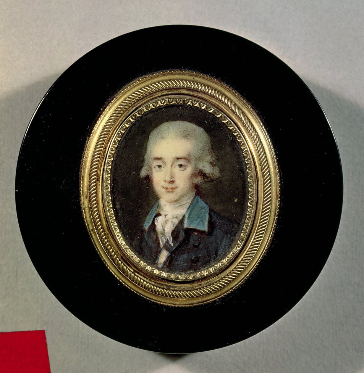 Hans Axel von Fersen gróf portréminiatúrája (1755-1810) alkotó: Noel Halle