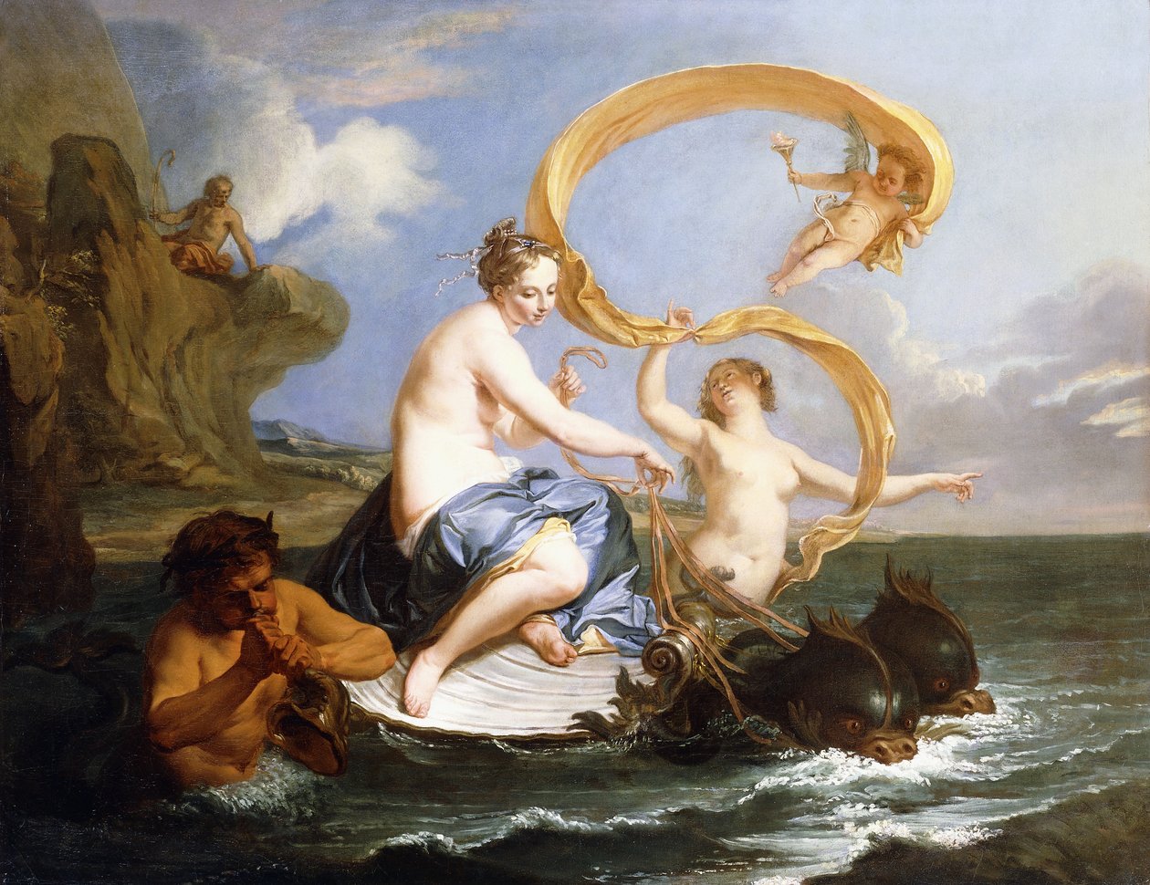 Galatea diadala, 1727 körül alkotó: Noel Nicholas Coypel