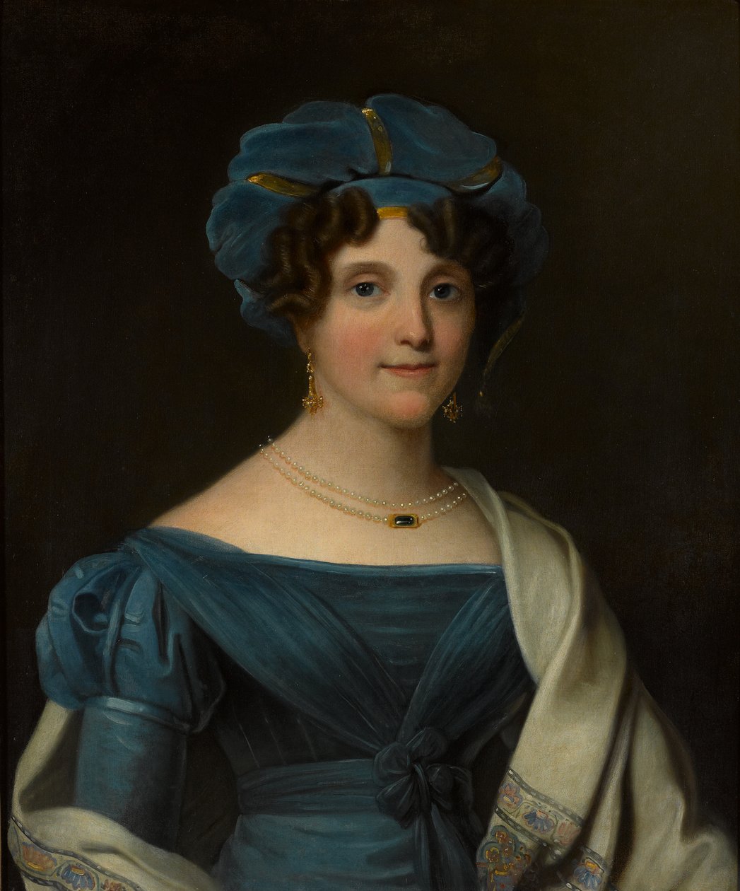 Lady Nicolls, Sir Jaspar Nicolls KCB vezérőrnagy felesége, 1827 körül alkotó: Noel Norman Carter