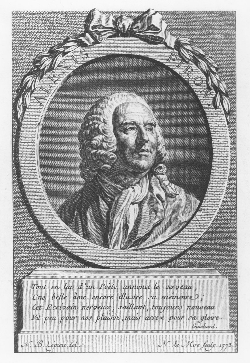 Alexis Piron alkotó: Noël Le Mire