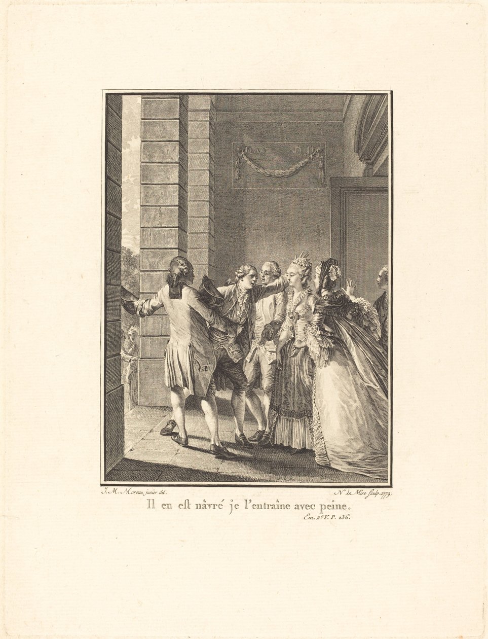 Sajnálom, nehezen edzem alkotó: Noël Le Mire after Jean Michel Moreau