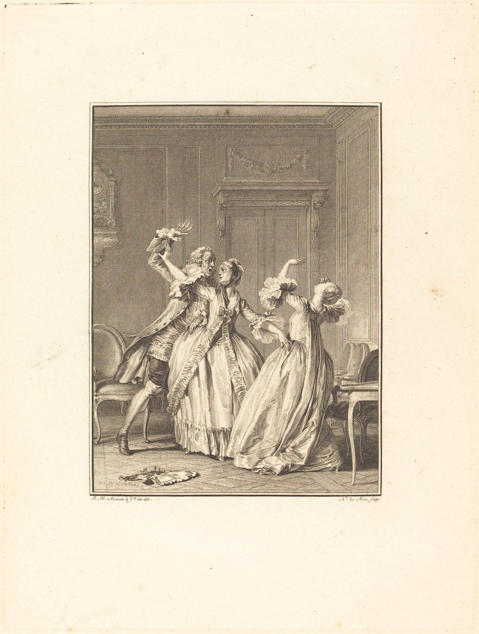 A fújtató alkotó: Noël Le Mire after Jean Michel Moreau