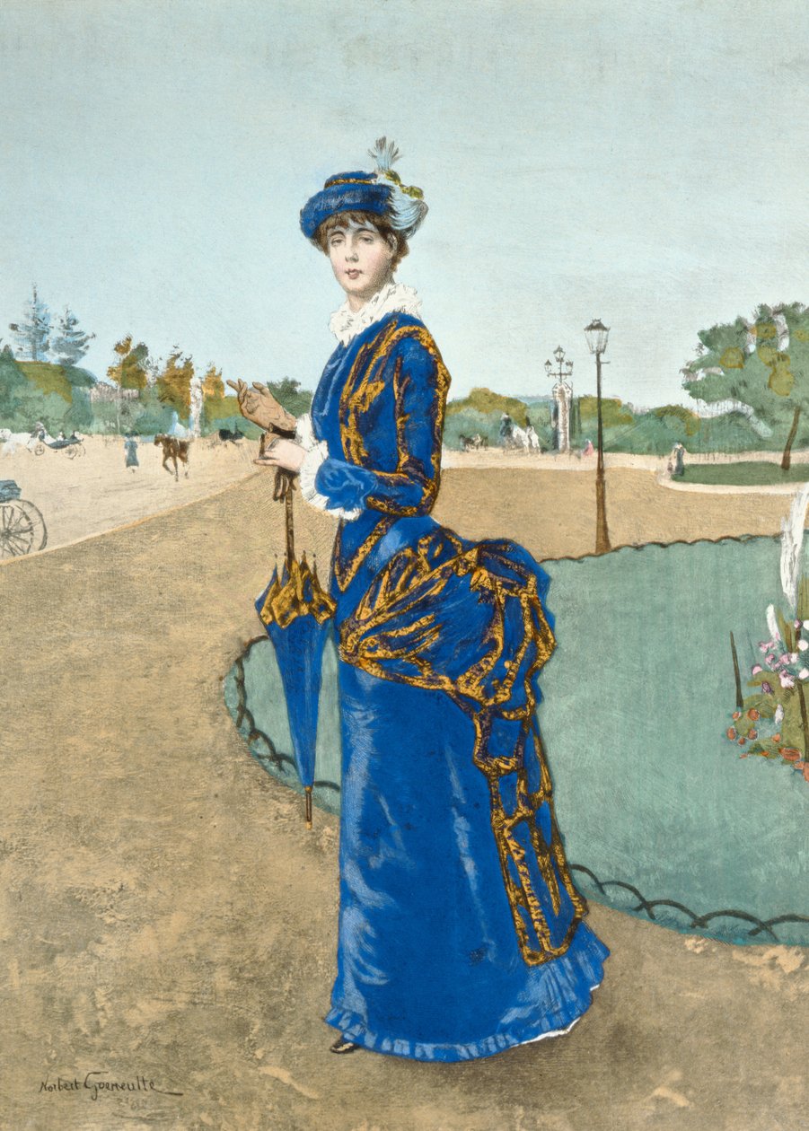október, 1880 körül alkotó: Norbert Goeneutte