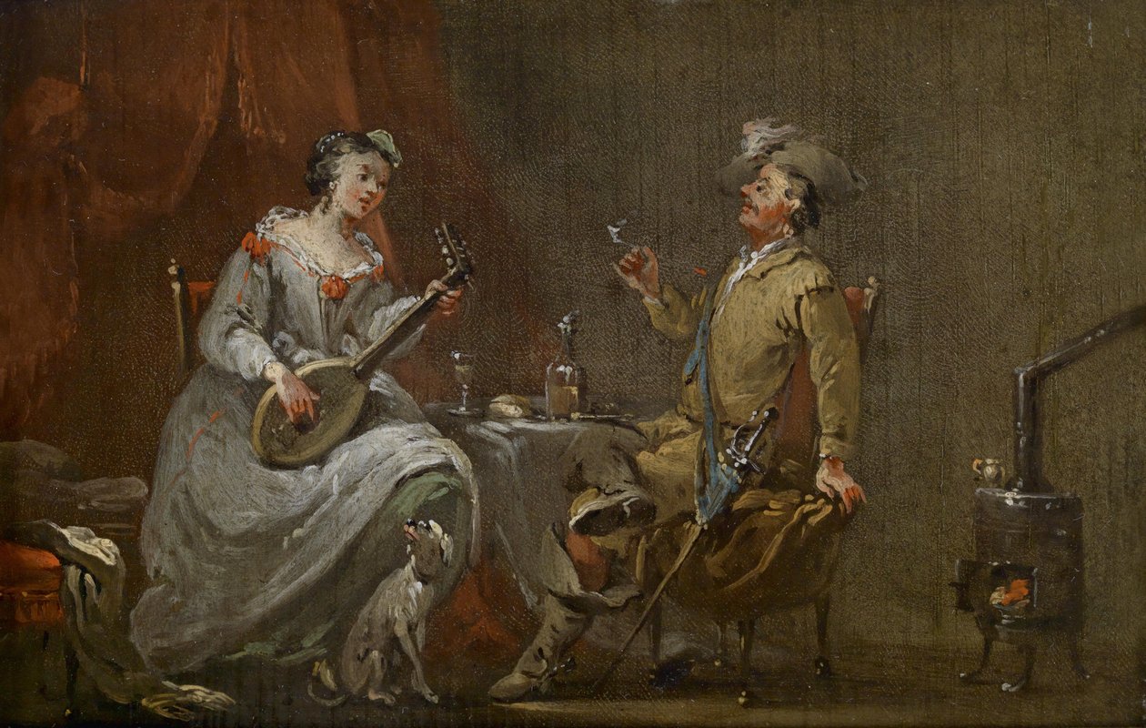 Lovag és lantos hölgy alkotó: Norbert Joseph Carl Grund