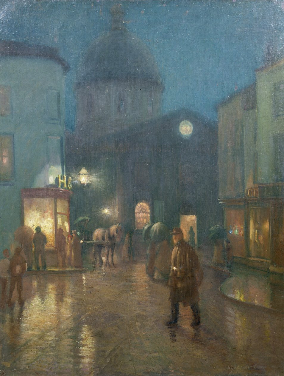 Állandó szitálás alkotó: Norman Garstin