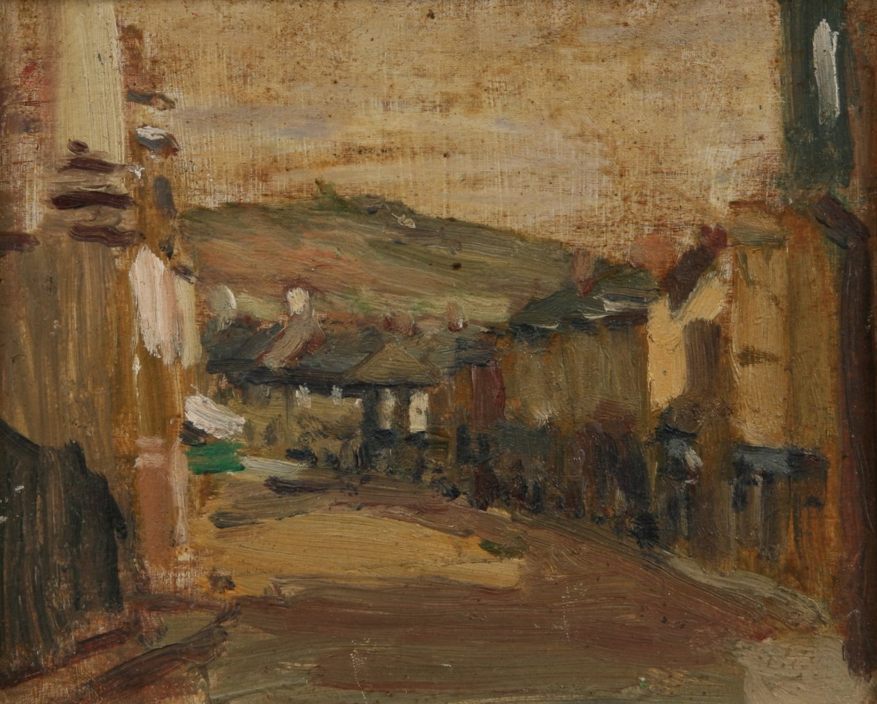 Piac Zsidó utca alkotó: Norman Garstin