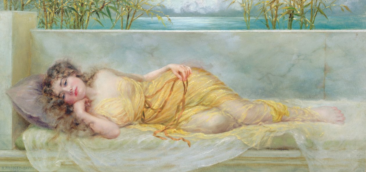 Álmodozás, 1910 alkotó: Norman Prescott Davies