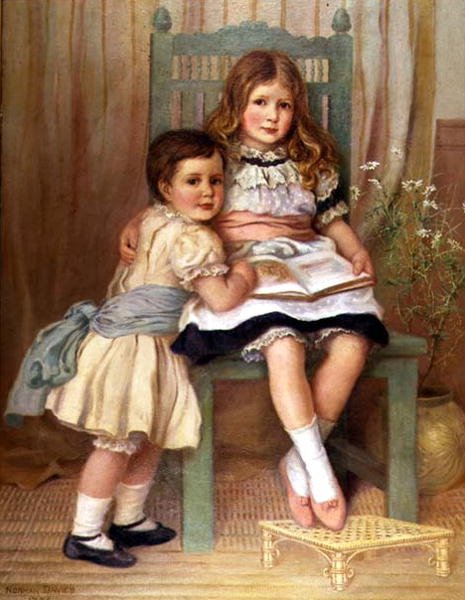 Simon és Dorothea Meburn alkotó: Norman Prescott Davies