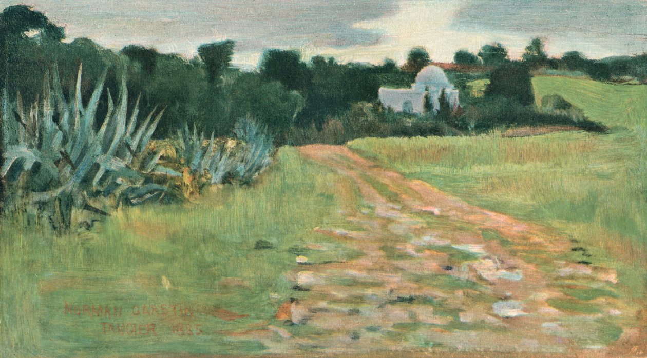 Saints House and Field, Tanger, 1885 alkotó: Norman Garstin