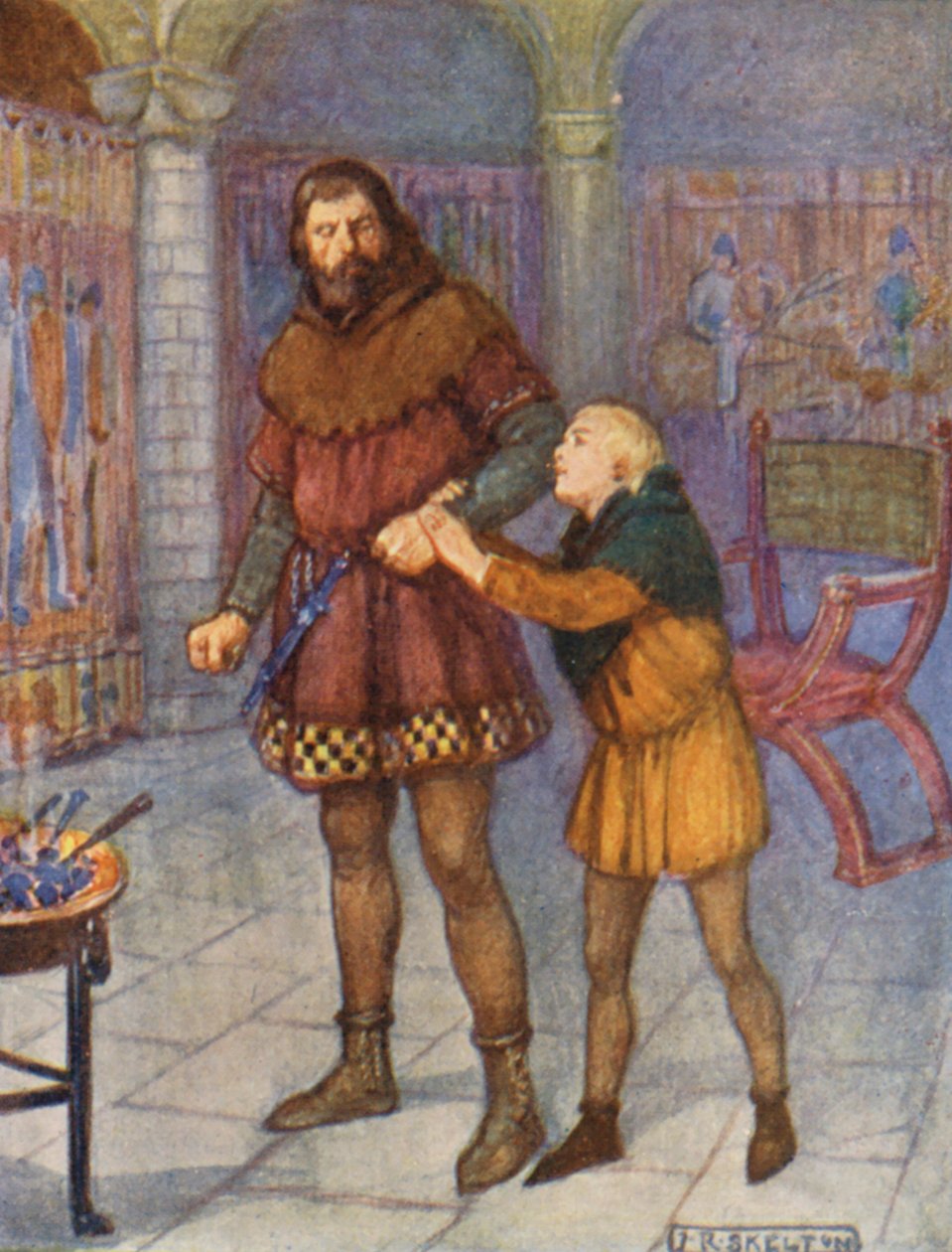 Illusztráció Shakespeare történeteihez (színes litográfia) alkotó: Norman Mills (after) Price