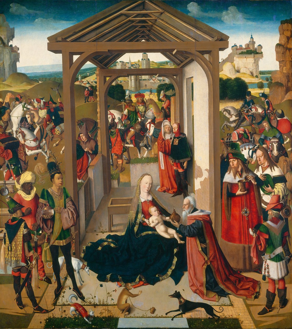 A mágusok imádása alkotó: North Netherlandish 15th Century