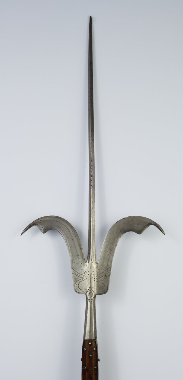 Friuli lándzsa, 1600-20 körül (acél és fa) alkotó: Northern Italian School