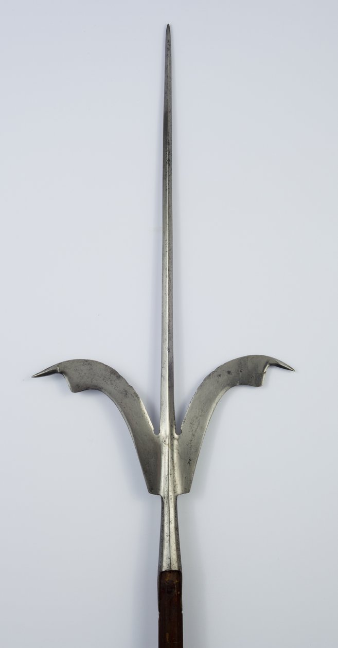 Friuli lándzsa, 1600 körül (acél és restaurált fa) alkotó: Northern Italian School