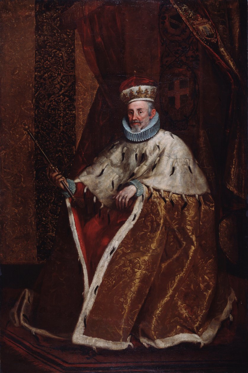Leonardo della Torre genose dózse portréja (olaj, vászon alkotó: Northern Italian School