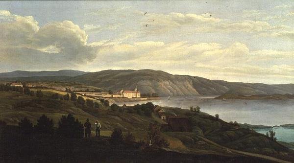 Christiania nézete, 1830 körül alkotó: Norwegian School