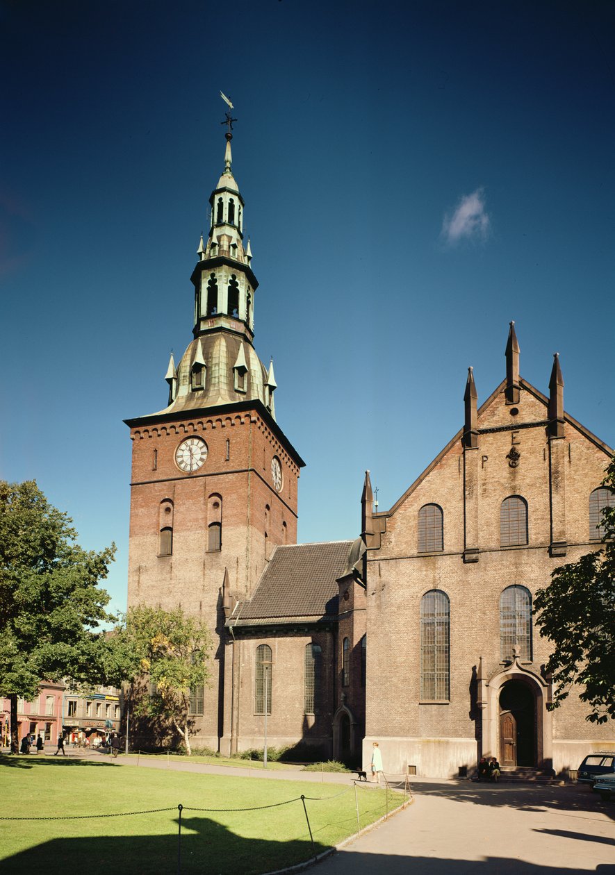 Kilátás az 1697-99 között épült katedrálisra alkotó: Norwegian School