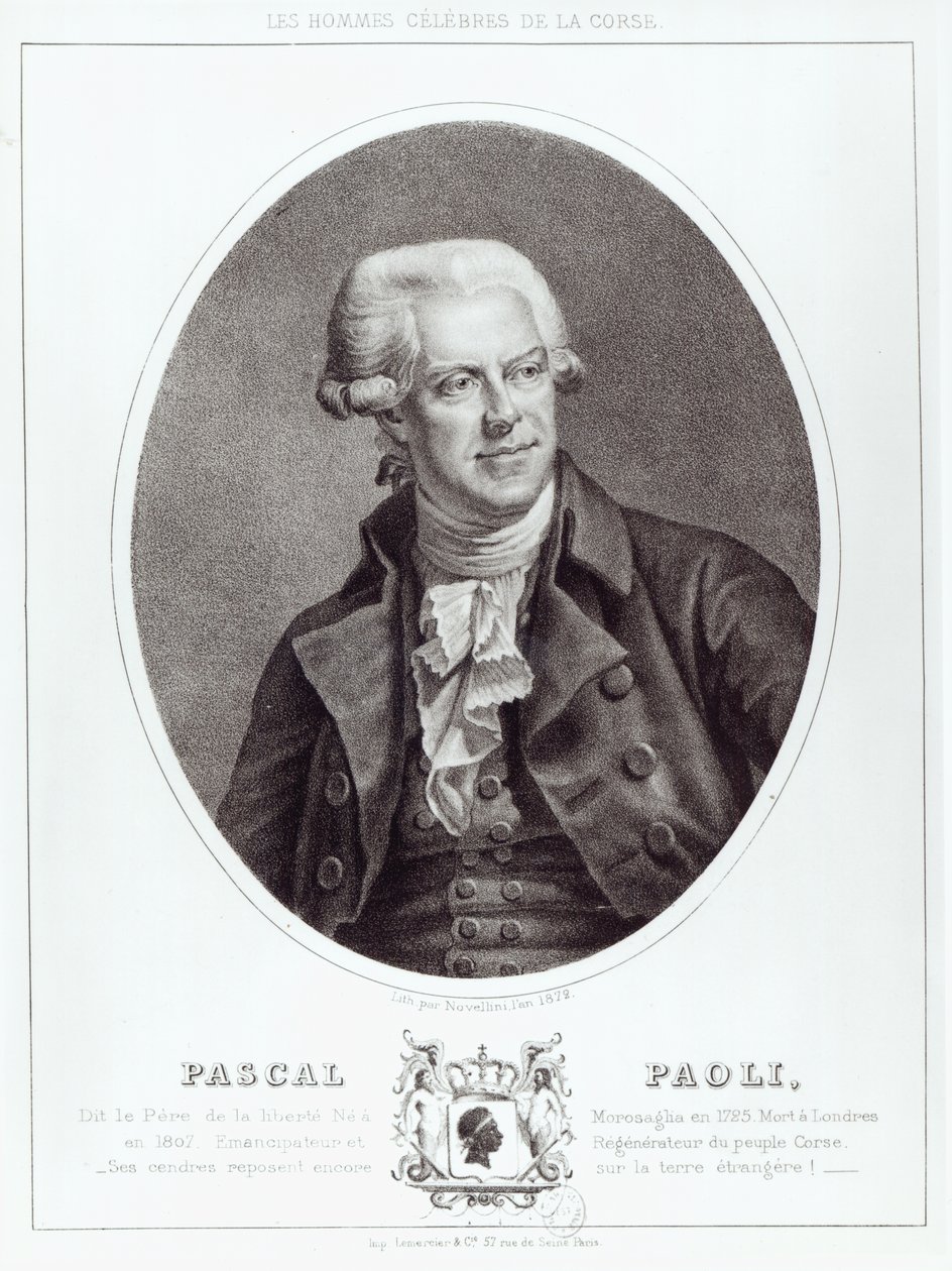 Pascal Paoli, 1872 alkotó: Novellini